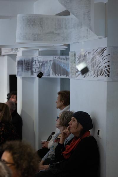 Wien Modern 2025: MMM  &quot;WAS___&quot; Partiturmeter 1-66 (Ve.Sch, 6.11. - 13.11.2025) Foto: eSeL.at - Lorenz Seidler