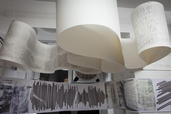 Wien Modern 2025: MMM  &quot;WAS___&quot; Partiturmeter 1-66 (Ve.Sch, 6.11. - 13.11.2025) Foto: eSeL.at - Lorenz Seidler