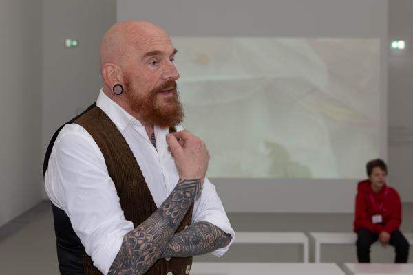 Mohsin Shafi &quot;Between Two Worlds&quot; (Kunsthalle Krems, 22.11.2025 – 06.04.2026) Foto: eSeL.at - Lorenz Seidler