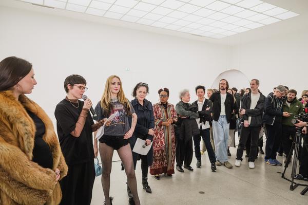 Eröffnung:  Ndidi Dike / Marianna Simnett / Reba Maybury  (Secession, 5.3.2026) Foto: eSeL.at  - Natascha Unkart