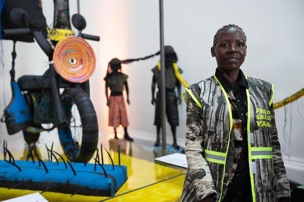 Njola Impressions "Kiteezi" (Theseustempel / Welt Museum Wien, 29.5 - 11.10.2026) Foto: eSeL.at - Lorenz Seidler