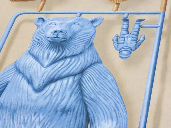 Klima Biennale 2026: "Funny Games" - NEVERCREW "Souvenir" (Hauswand Baumgasse 77, seit 8.4.2026) Foto: eSeL.at - Joanna Pianka