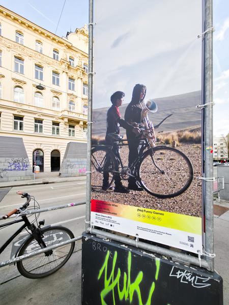 Klima Biennale 2026: "Funny Games" - River Claure "A cuenta de tres, lo destruimos todo" (div. Standorte, seit 8.4.2026) Foto: eSeL.at - Joanna Pianka