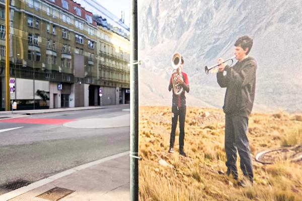 Klima Biennale 2026: "Funny Games" - River Claure "A cuenta de tres, lo destruimos todo" (div. Standorte, seit 8.4.2026) Foto: eSeL.at - Joanna Pianka