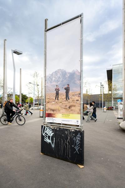 Klima Biennale 2026: "Funny Games" - River Claure "A cuenta de tres, lo destruimos todo" (div. Standorte, seit 8.4.2026) Foto: eSeL.at - Joanna Pianka