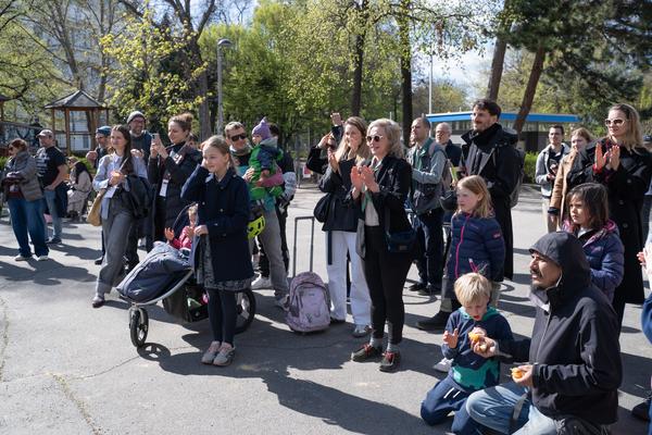 (No) Funny Games Opening - Klima Biennale 2026 (Kaorle Karlsplatz, 09.04.2026) Foto: eSeL.at - Sarah Tasha