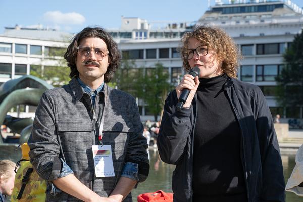 (No) Funny Games Opening - Klima Biennale 2026 (Kaorle Karlsplatz, 09.04.2026) Foto: eSeL.at - Sarah Tasha