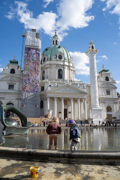 (No) Funny Games Opening - Klima Biennale 2026 (Kaorle Karlsplatz, 09.04.2026) Foto: eSeL.at - Sarah Tasha