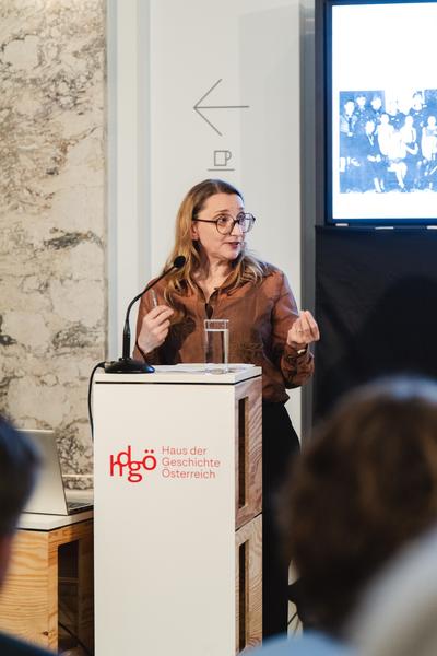 NS-Aktivistin im Verborgenen. Fokus auf einen Nachlass (Haus der Geschichte Österreich, 28.04.2026) Foto: eSeL.at - Robert Puteanu