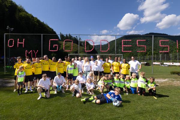 Viertelfestival: Freundschaftsmatch SV Hohenberg gegen Team MOST/4-Festival (Hohenberg, 29.6.2025) Foto: eSeL.at - Lorenz Seidler