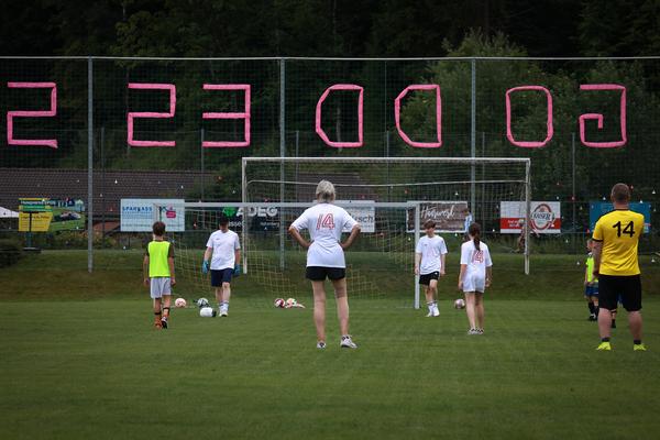 Viertelfestival: Freundschaftsmatch SV Hohenberg gegen Team MOST/4-Festival (Hohenberg, 29.6.2025) Foto: eSeL.at - Lorenz Seidler