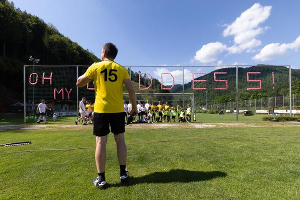 Viertelfestival: Freundschaftsmatch SV Hohenberg gegen Team MOST/4-Festival (Hohenberg, 29.6.2025) Foto: eSeL.at - Lorenz Seidler