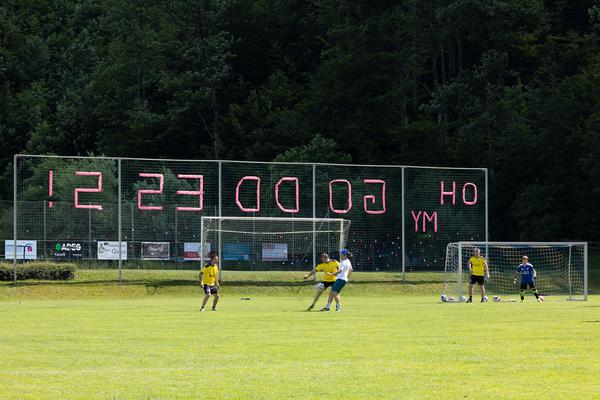 Viertelfestival: Freundschaftsmatch SV Hohenberg gegen Team MOST/4-Festival (Hohenberg, 29.6.2025) Foto: eSeL.at - Lorenz Seidler