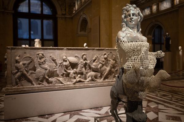 Oliver Laric &quot;Schwellenwesen&quot; (KHM Antikensammlung, 6.11.2025 - 15.2.2026) Foto: eSeL.at - Lorenz Seidler