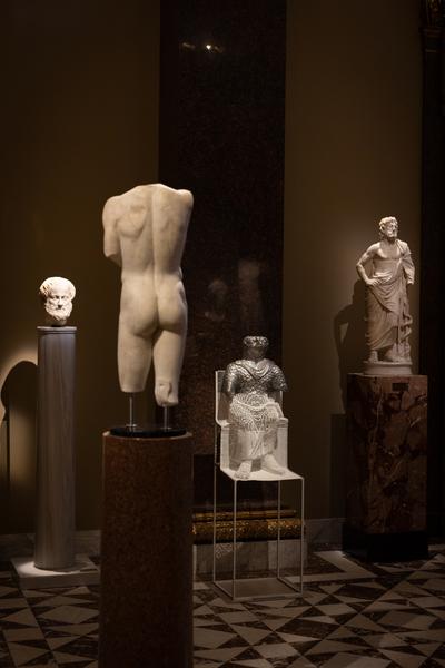 Oliver Laric &quot;Schwellenwesen&quot; (KHM Antikensammlung, 6.11.2025 - 15.2.2026) Foto: eSeL.at - Lorenz Seidler