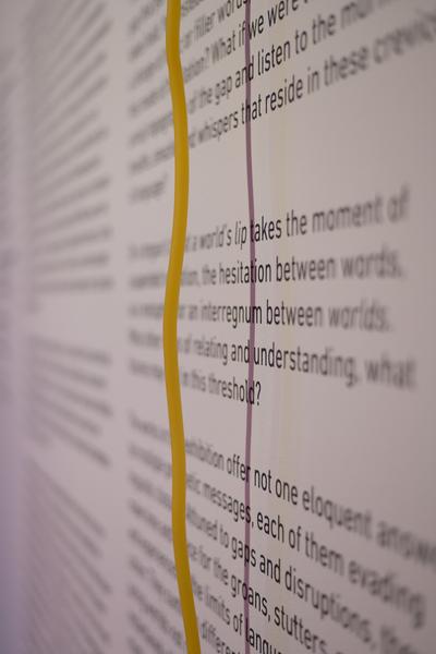 On a tongue’s tip, at a world’s lip (Kunstraum Niederösterreich, 02.09. - 08.11.2025) Foto: eSeL.at - Joanna Pianka