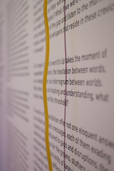 On a tongue’s tip, at a world’s lip (Kunstraum Niederösterreich, 02.09. - 08.11.2025) Foto: eSeL.at - Joanna Pianka