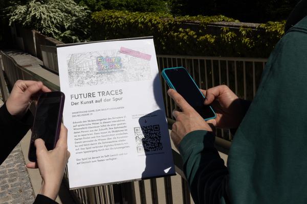 Future Traces Mobile Game @ Open House (Belvedere 21, 26.4.2026) Foto: eSeL.at - Lorenz Seidler