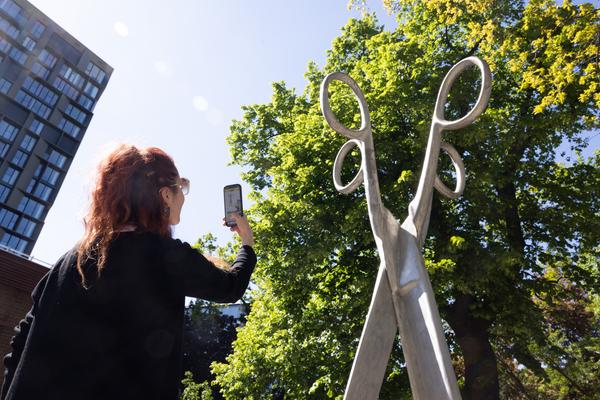 Future Traces Mobile Game @ Open House (Belvedere 21, 26.4.2026) Foto: eSeL.at - Lorenz Seidler