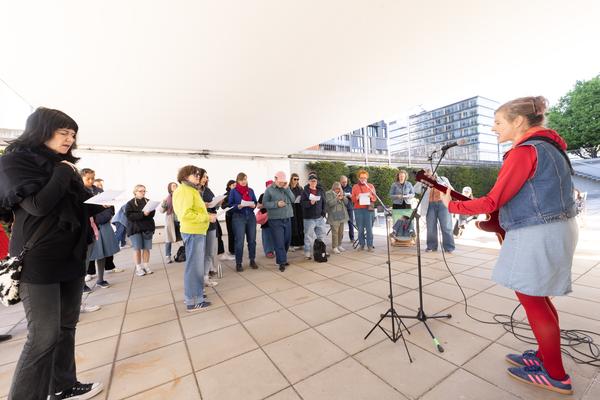 Community Outreach: Chor der schönen Aussichten @ Open House (Belvedere 21, 26.4.2026) Foto: eSeL.at - Lorenz Seidler