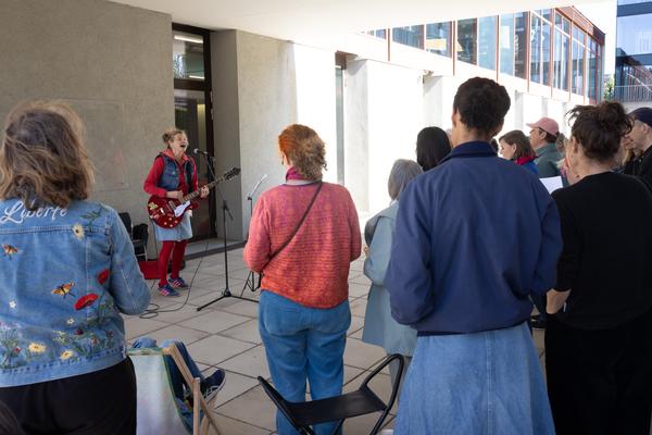 Community Outreach: Chor der schönen Aussichten @ Open House (Belvedere 21, 26.4.2026) Foto: eSeL.at - Lorenz Seidler