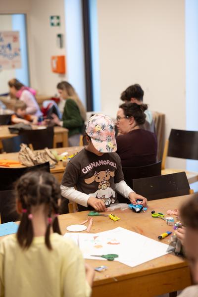 Kinder Atelier @ Open House (Belvedere 21, 26.4.2026) Foto: eSeL.at - Lorenz Seidler