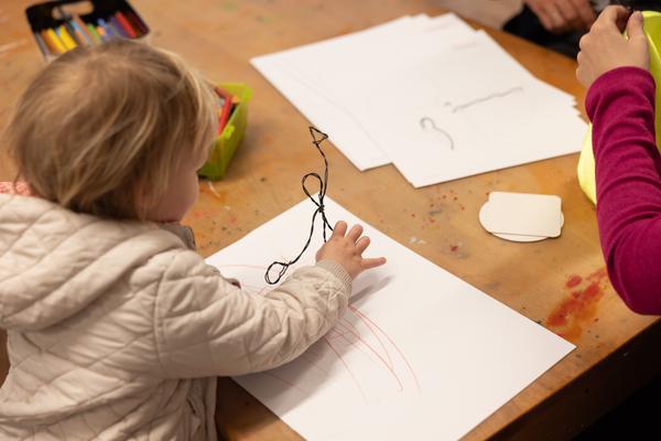 Kinder Atelier @ Open House (Belvedere 21, 26.4.2026) Foto: eSeL.at - Lorenz Seidler