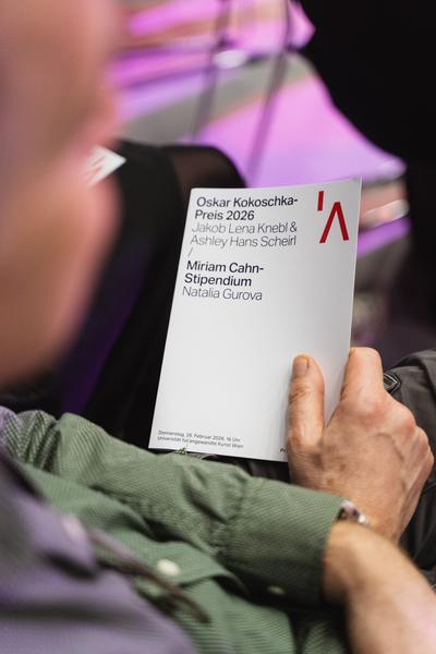 Oskar Kokoschka-Preis 2026 (Universität für angewandte Kunst, 26.02.2026) Foto: eSeL.at - Robert Puteanu