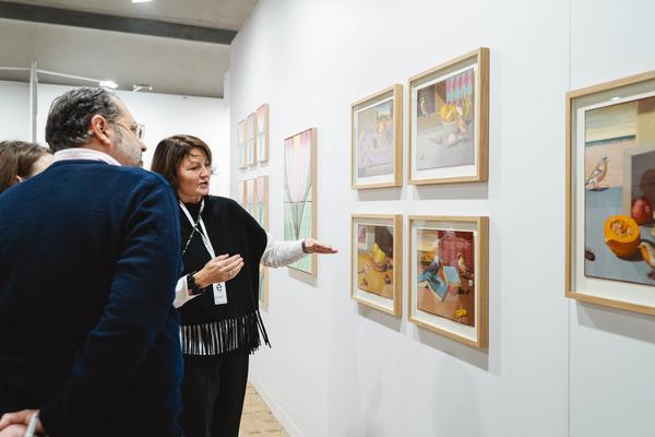 Paper Positions Vienna 2025 - Leuenroth (Semperdepot, 13.11.2025) Foto: eSeL.at - Robert Puteanu