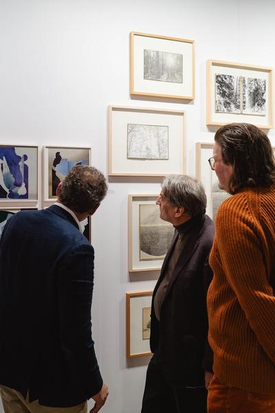 Paper Positions Vienna 2025 - Galerie Emanuel Walderdorff(Semperdepot, 13.11.2025) Foto: eSeL.at - Robert Puteanu