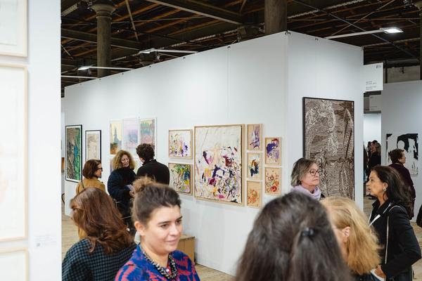 Paper Positions Vienna 2025 - Galerie Schloss Parz (Semperdepot, 13.11.2025) Foto: eSeL.at - Robert Puteanu