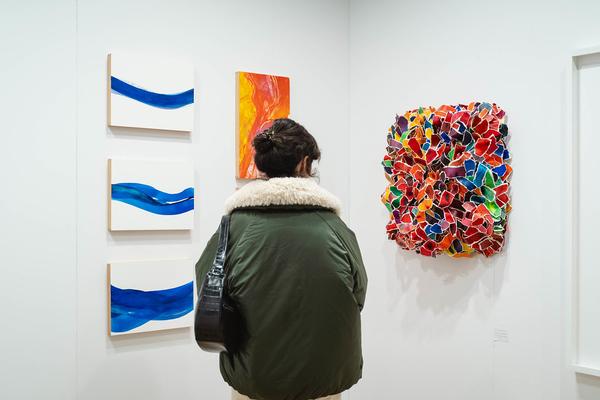 Paper Positions Vienna 2025 - Galerie Artbase (Semperdepot, 13.11.2025) Foto: eSeL.at - Robert Puteanu