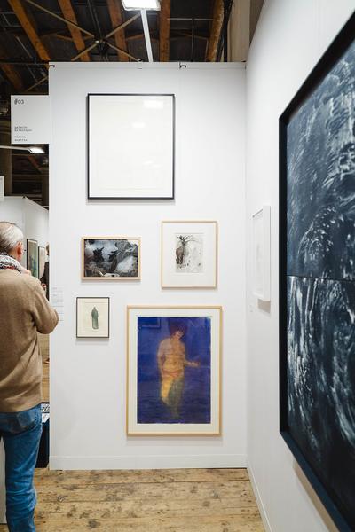 Paper Positions Vienna 2025 - Galerie Krinzinger (Semperdepot, 13.11.2025) Foto: eSeL.at - Robert Puteanu