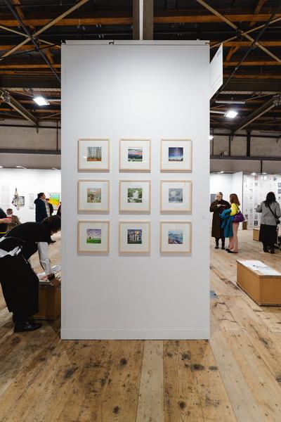 Paper Positions Vienna 2025 - Galerie Leuenroth (Semperdepot, 13.11.2025) Foto: eSeL.at - Robert Puteanu