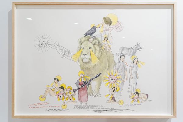 Paper Positions Vienna 2025 - Galerie Meno Nisa (Semperdepot, 13.11.2025) Foto: eSeL.at - Robert Puteanu