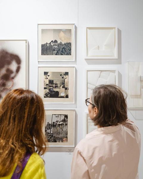 Paper Positions Vienna 2025 = Galerie L.art (Semperdepot, 13.11.2025) Foto: eSeL.at - Robert Puteanu