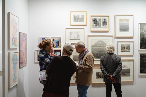 Paper Positions Vienna 2025 - Galerie Emanuel Walderdorff(Semperdepot, 13.11.2025) Foto: eSeL.at - Robert Puteanu