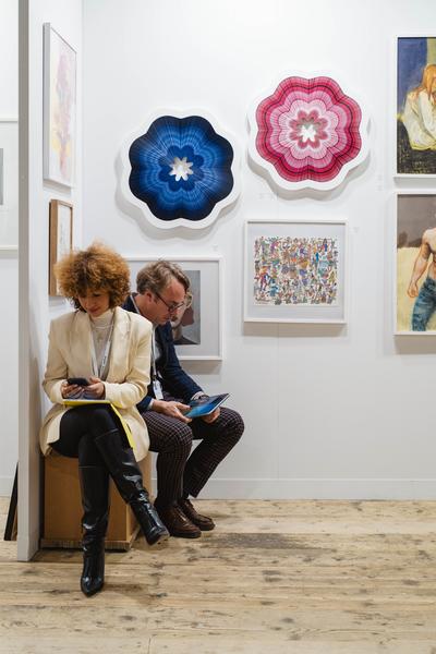 Paper Positions Vienna 2025 - Galerie Bruno Massa (Semperdepot, 13.11.2025) Foto: eSeL.at - Robert Puteanu