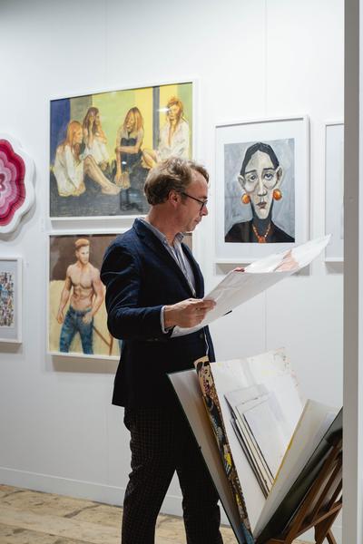 Paper Positions Vienna 2025 - Galerie Bruno Massa (Semperdepot, 13.11.2025) Foto: eSeL.at - Robert Puteanu