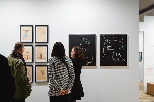 Paper Positions Vienna 2025 - Galerie Meno Nisa (Semperdepot, 13.11.2025) Foto: eSeL.at - Robert Puteanu