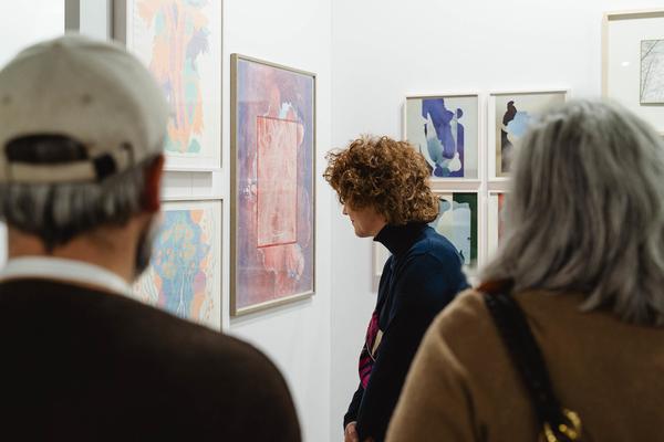 Paper Positions Vienna 2025 - Galerie Emanuel Walderdorff(Semperdepot, 13.11.2025) Foto: eSeL.at - Robert Puteanu