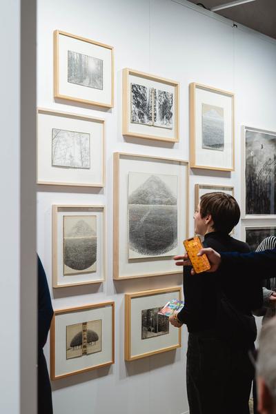 Paper Positions Vienna 2025 - Galerie Emanuel Walderdorff(Semperdepot, 13.11.2025) Foto: eSeL.at - Robert Puteanu