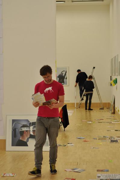 Die Sammlung eSeL. Aufbau (bis 4.5.2016, Essl Museum) Foto: Marlin Essl