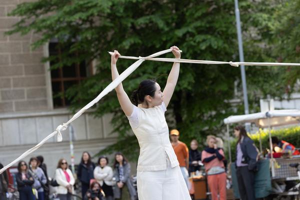 So Young Park "Calling" @ Platz nehmen #5 "Let´s stick with the Unicorns" (Akademie @ Schillerplatz, 13.5.2026) Foto: eSeL.at - Lorenz Seidler
