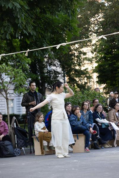 So Young Park "Calling" @ Platz nehmen #5 "Let´s stick with the Unicorns" (Akademie @ Schillerplatz, 13.5.2026) Foto: eSeL.at - Lorenz Seidler