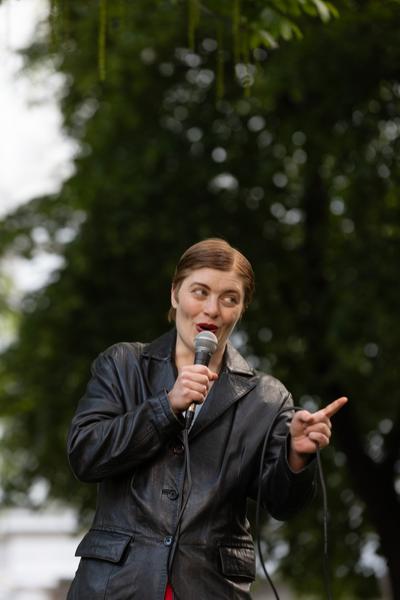 Klara Haug "Wien Holding´s favourite things" @ Platz nehmen #5 "Let´s stick with the Unicorns" (Akademie @ Schillerplatz, 13.5.2026) Foto: eSeL.at - Lorenz Seidler