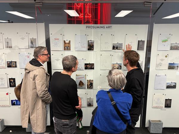 Prosuming Art - Michael Huber x eSeL (eSeL Rezeption, 22.10.2025) Foto: Thomas Trenkler