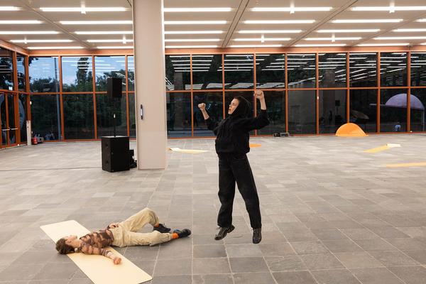 "Janus" Von Katrin Hornek und Karin Pauer (Public Program @ Belvedere 21, 20.6. &amp; 21.6.2025) Foto: eSeL.at - Lorenz Seidler