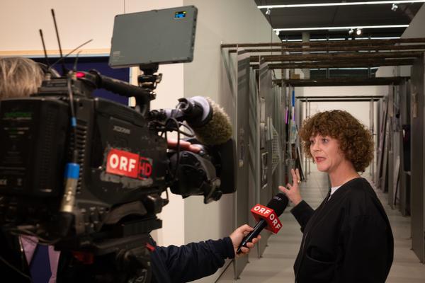 Ralo Mayer &quot;47 Stoffe&quot; (Landesgalerie Burgenland, 25.10.2025 - 25.1.2026) Foto: eSeL.at - Lorenz Seidler