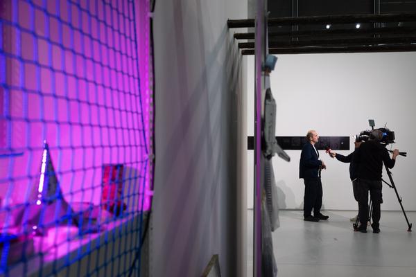 Ralo Mayer &quot;47 Stoffe&quot; (Landesgalerie Burgenland, 25.10.2025 - 25.1.2026) Foto: eSeL.at - Lorenz Seidler